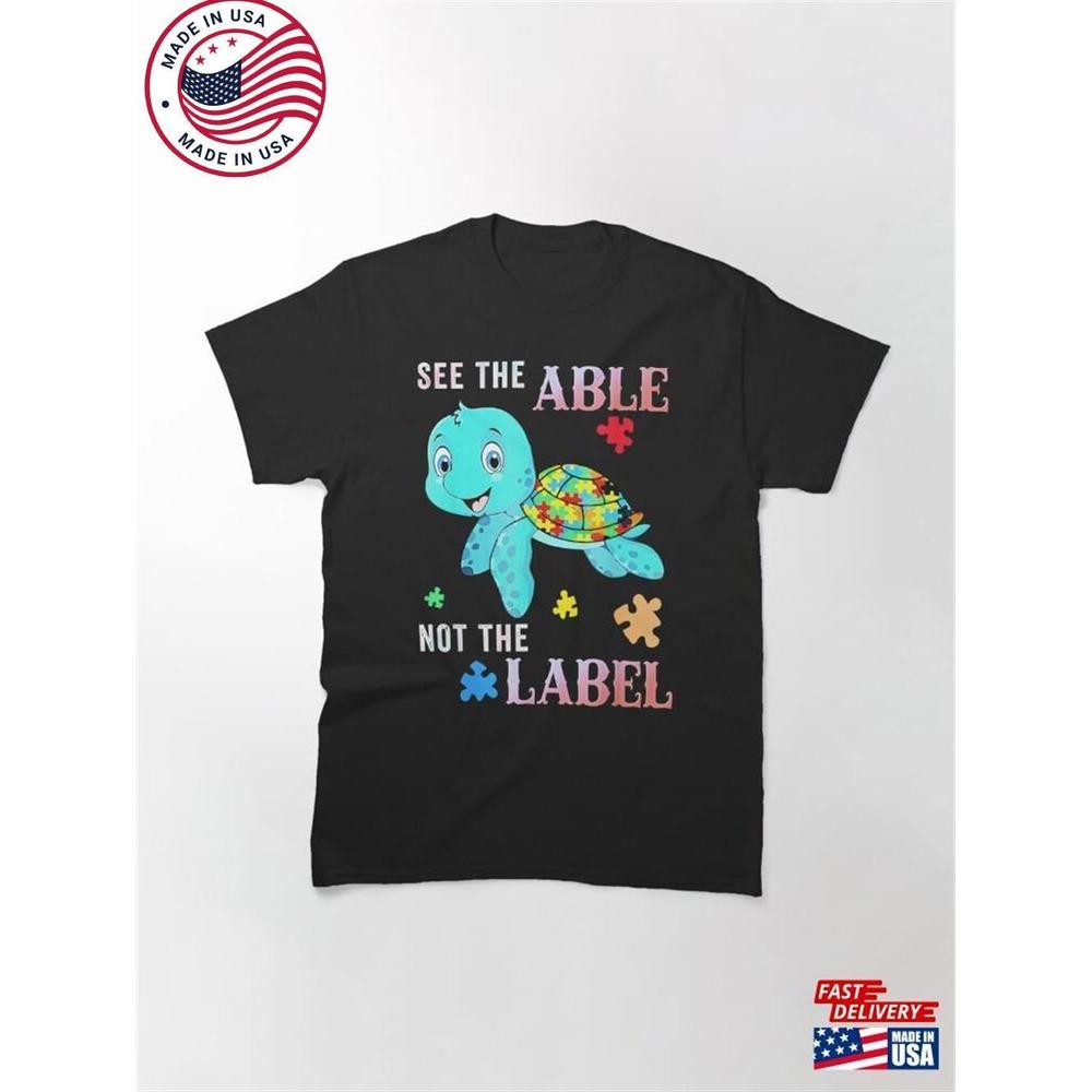 Autism Awareness Sea Turtle Kids Classic T-Shirt